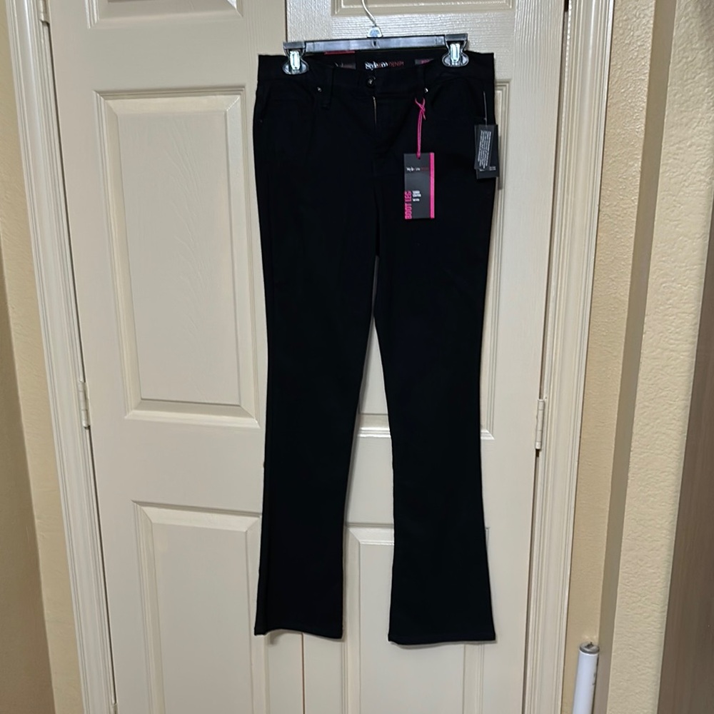 DKNY Black Bootcut Jeans